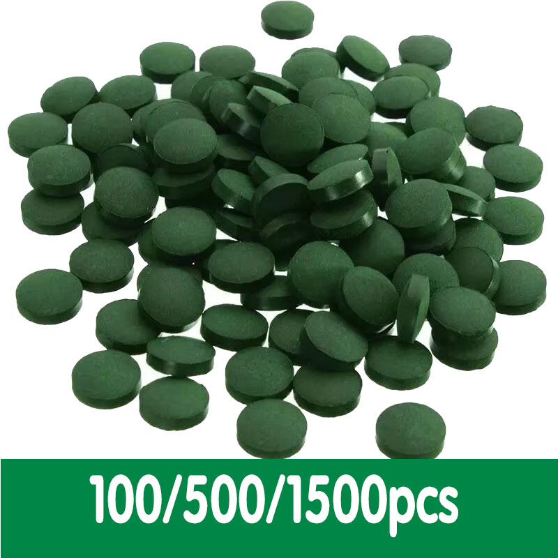 Spirulina Tablet Organic - 100/1500 st Hoge Zuiverheid Spirulina Tabletten
