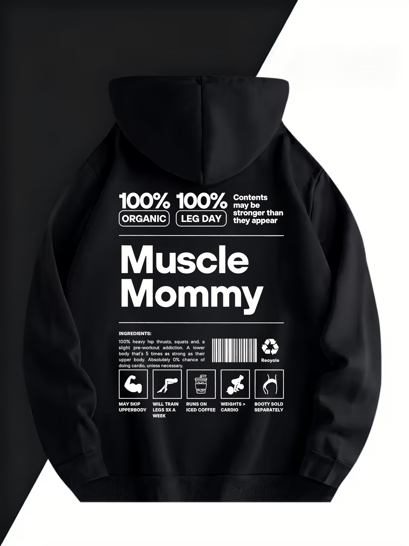 T Nutrition Fitness - Fitness Fun Heren Hoodie - Grappige