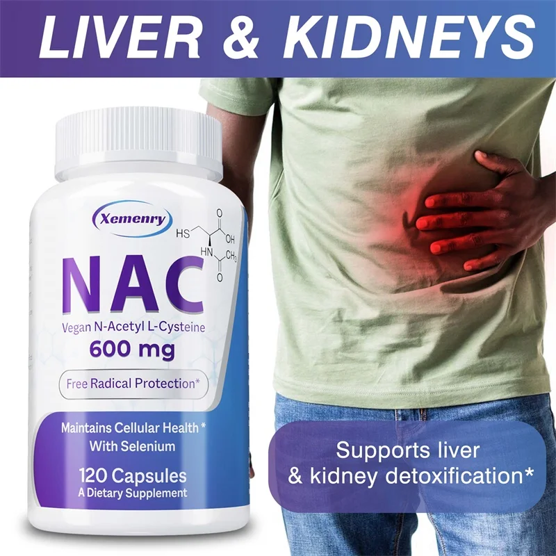 NAC-capsules 600 mg - Onderste - Nac N Acetyl Cysteine recensie en prijs