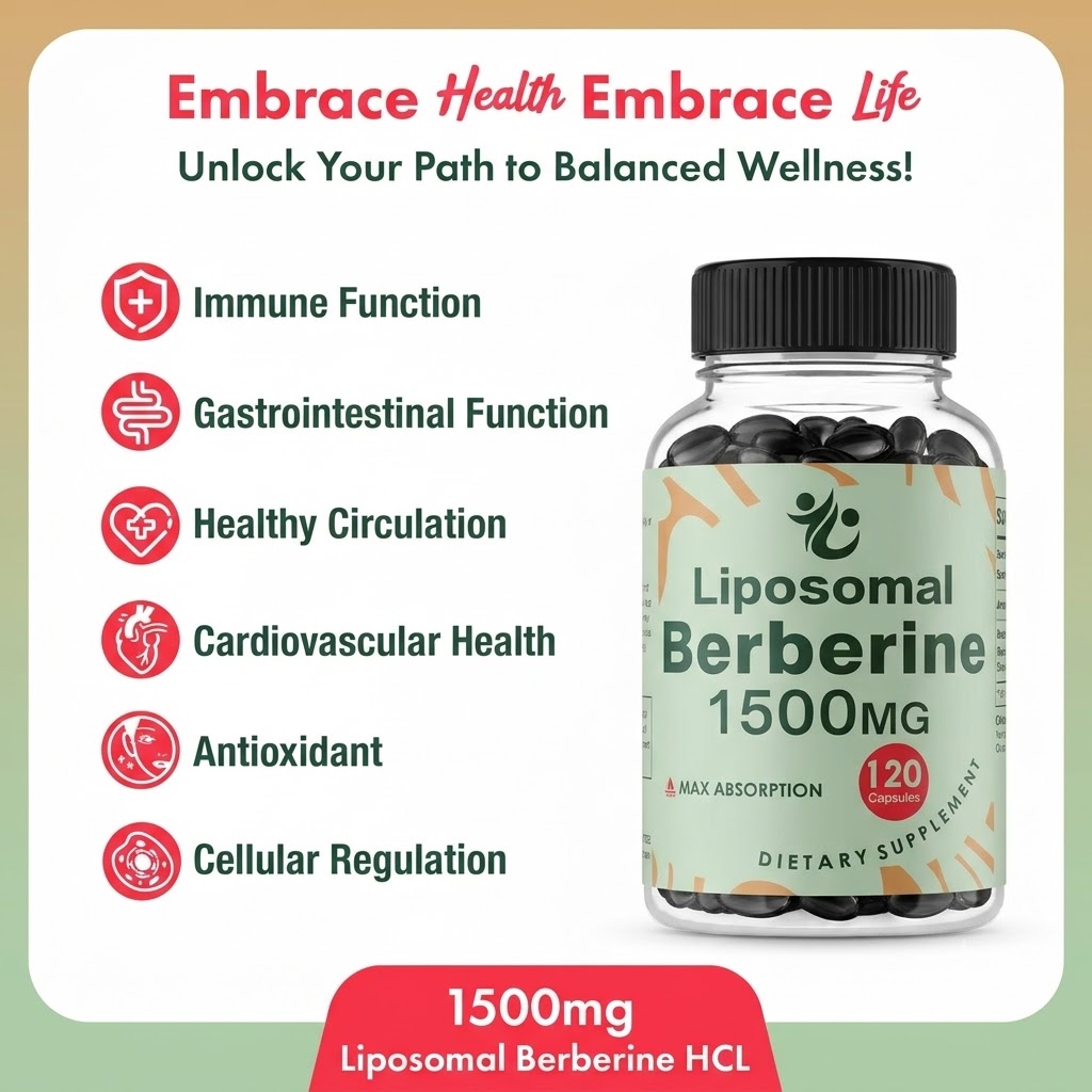Liposomale Berberine HCL - 150 - Berberine Hcl Capsule recensie en prijs
