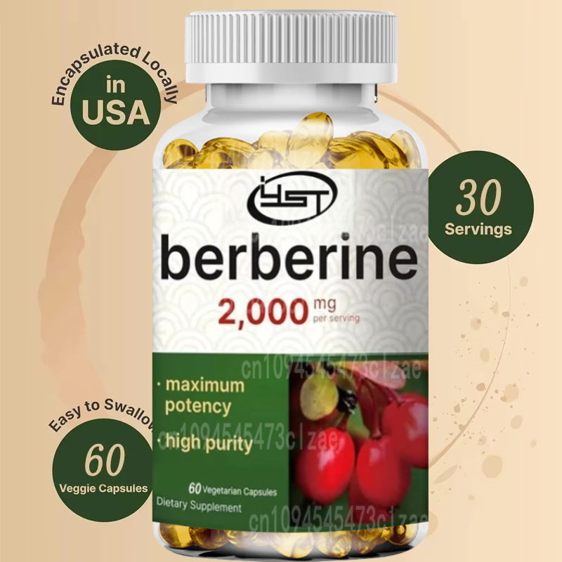 Berberinsupplement |   60 Vege - Berberine Hcl Capsule recensie en prijs