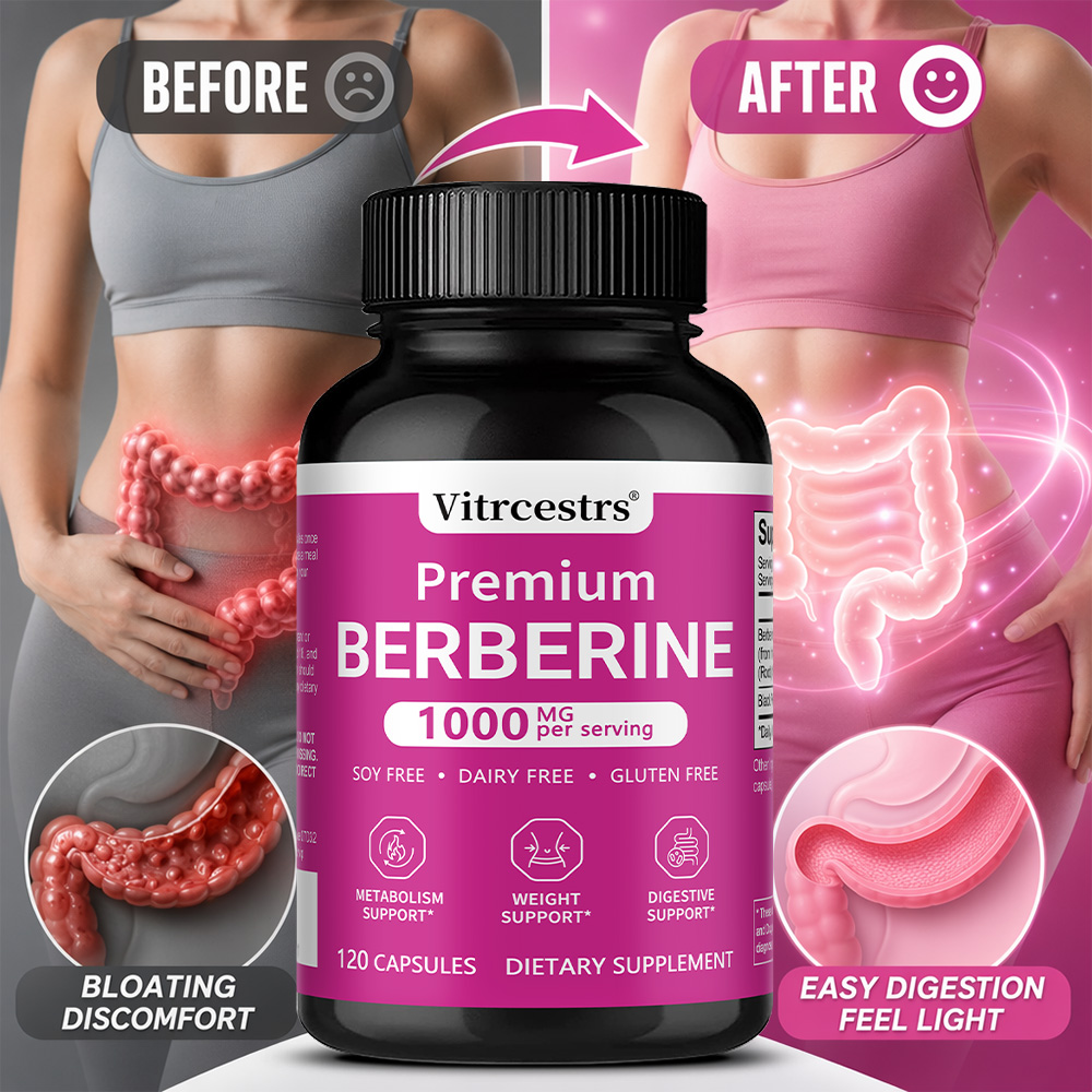 Berberine HCl-supplement, 1000 - Berberine Hcl Capsule recensie en prijs