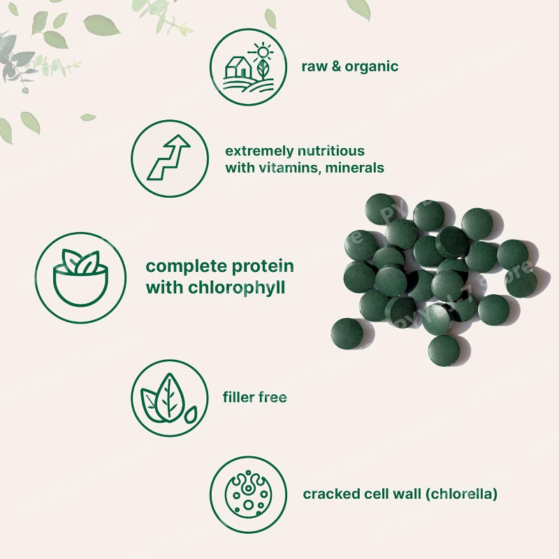 Spirulina Chlorella Tabletten  - Spirulina Tablet Organic recensie en prijs