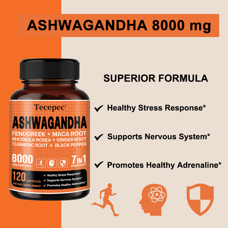 Ashwagandha 8000 mg, 7-in-1 co - Ashwagandha Extract Root recensie en prijs