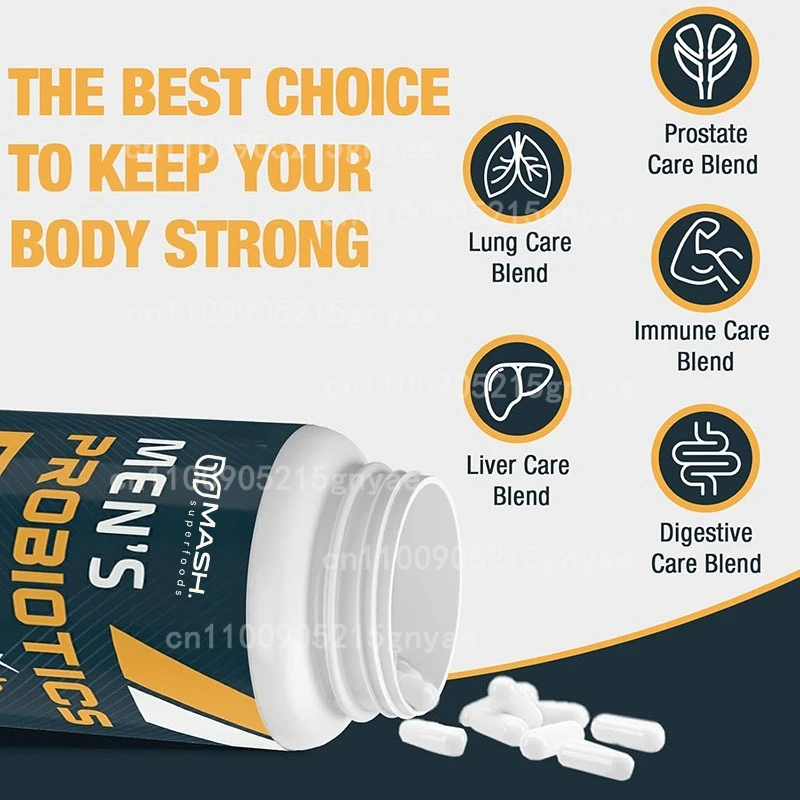 60 capsules Mannelijke probiot - Probiotic 60 Billion recensie en prijs