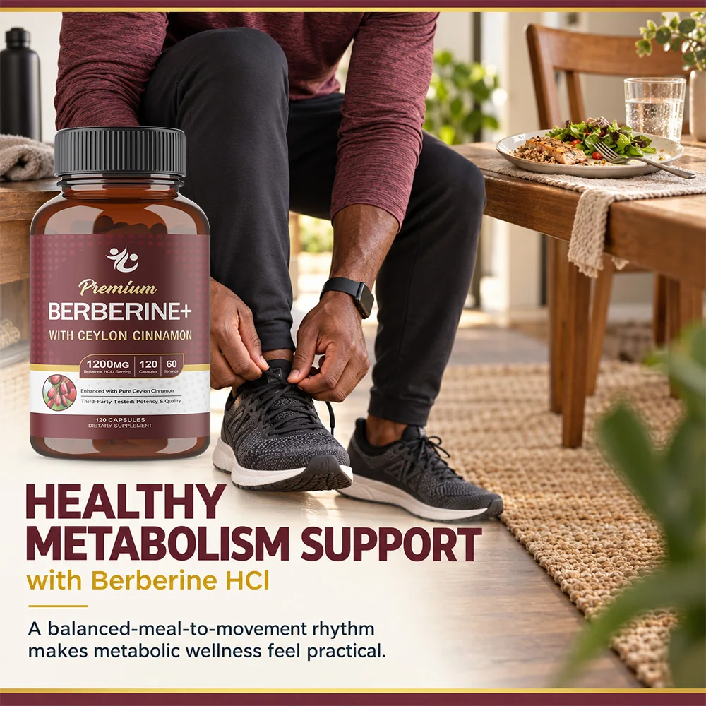 1200 mg Berberine HCl-suppleme - Berberine Hcl Capsule recensie en prijs