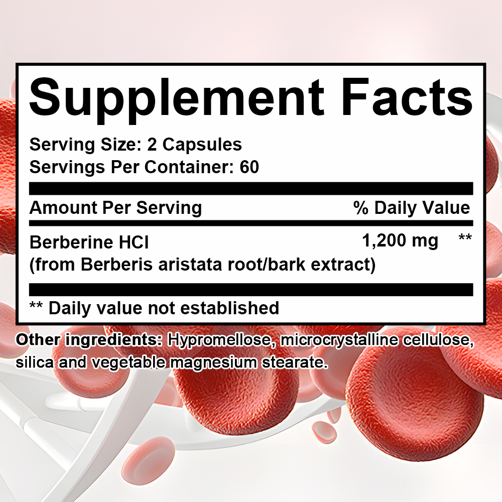 Berberine HCl 1200 mg – onders - Berberine Hcl Capsule recensie en prijs